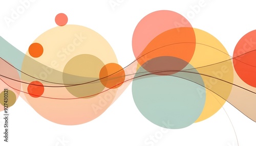 A Modern Representation on Transparent Background