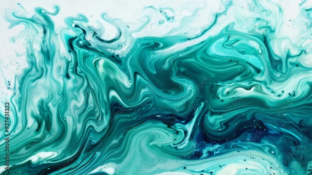 Azure Dance: A mesmerizing symphony of teal and turquoise hues swirling in an abstract dance of fluid art. Azure Dance: A mesmerizing symphony of teal and turquoise hues swirling in an abstract dance of fluid art.