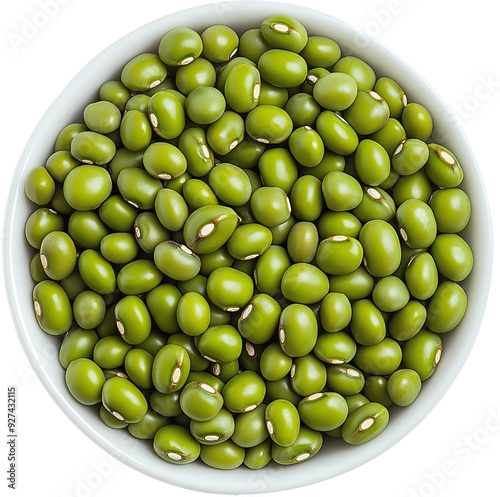 Mung Bean isolate, Green Gram Clipart, fresh mung beans illustration