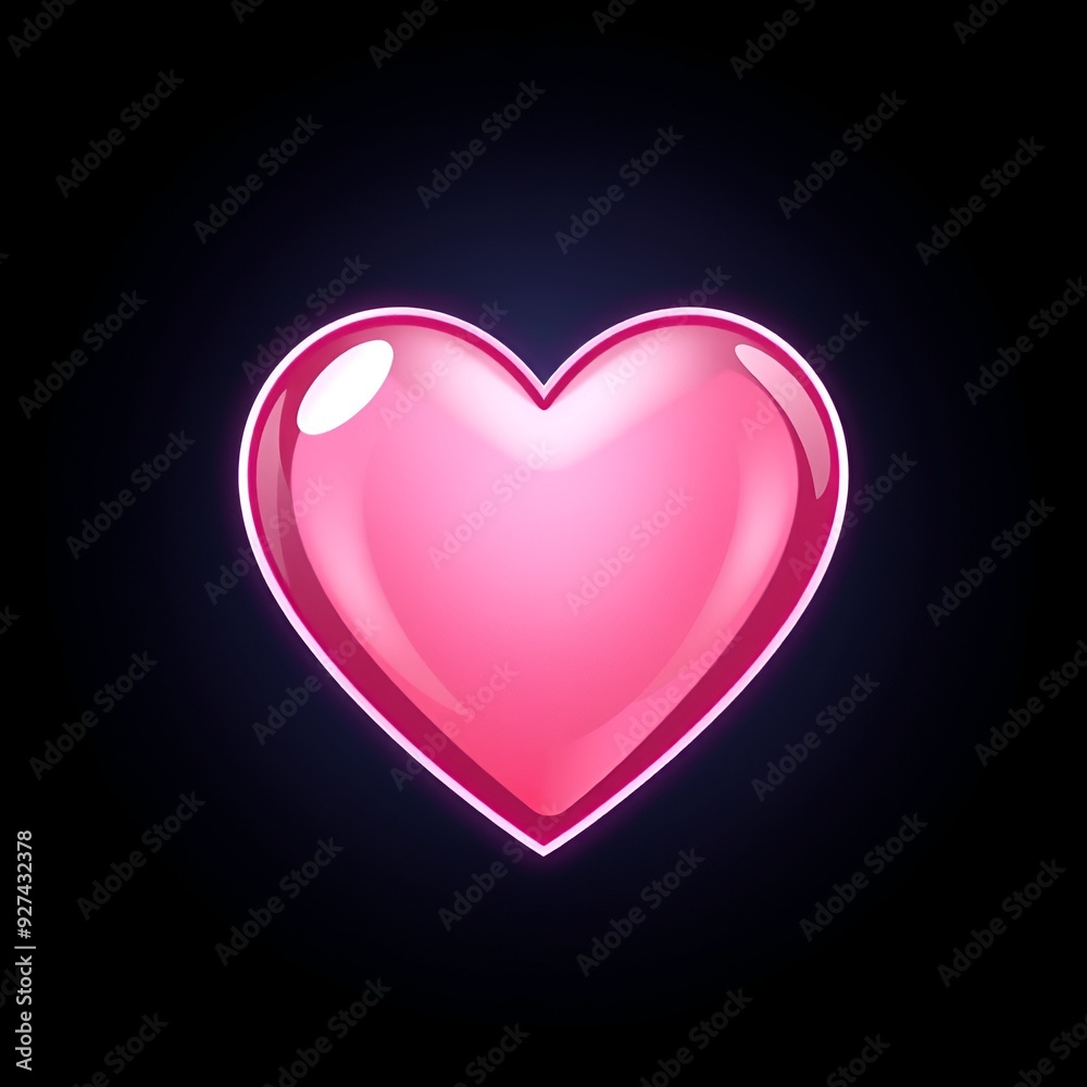 A Minimalist Symbol of Love and Emotion A Minimalist Symbol of Love and Emotion