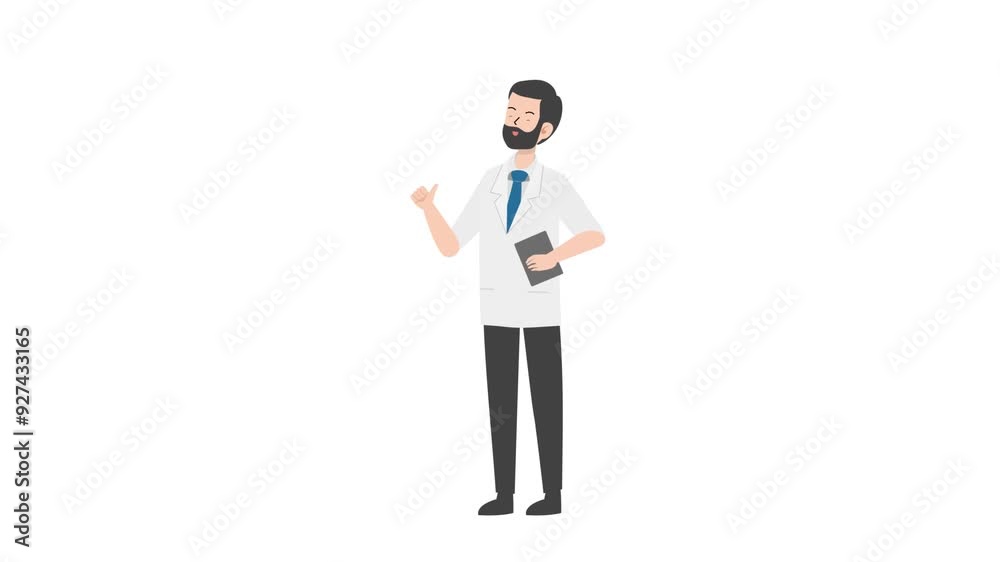 Doctor holding medical file Doctor holding medical file