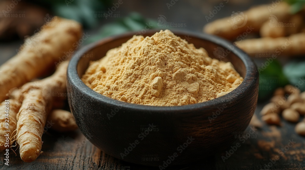 Korean ginseng & powder Korean ginseng & powder
