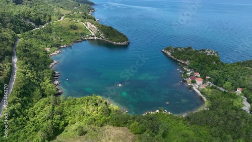 Beautiful landscape of Gideros Bay - Cide, Kastamonu, Turkey photo