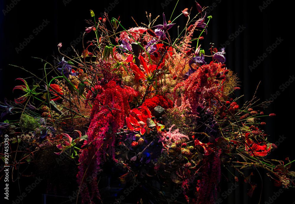künstlerische Blumenarragements und Dekorationen, Berlin, Deutschland