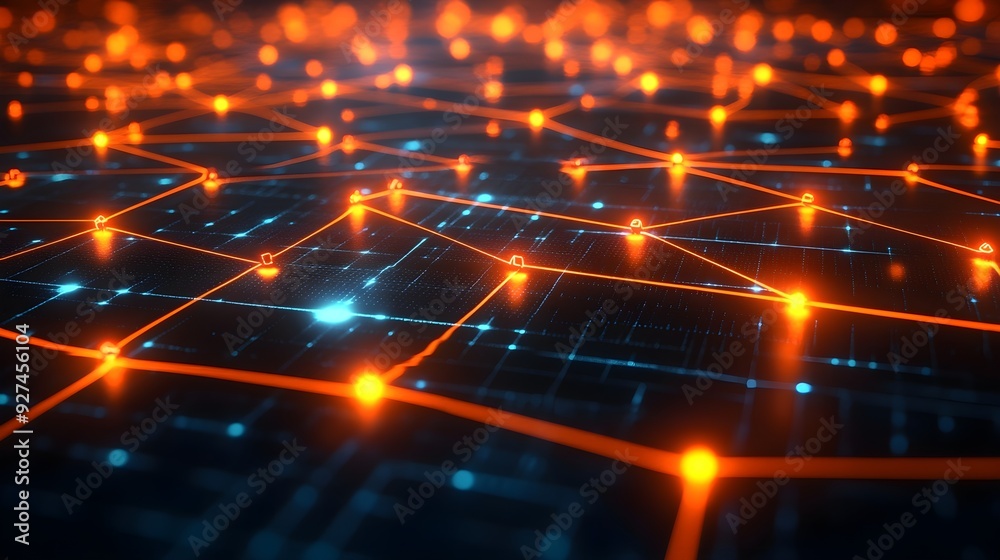 Abstract Network Connections Technology Background Abstract Network Connections Technology Background