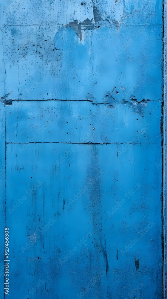 Blue textured concrete background