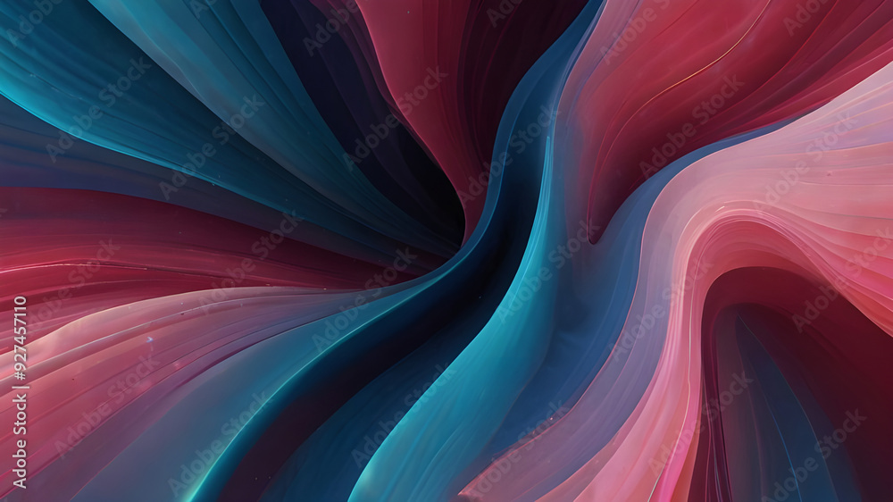 Obraz premium A colorful, flowing abstract background