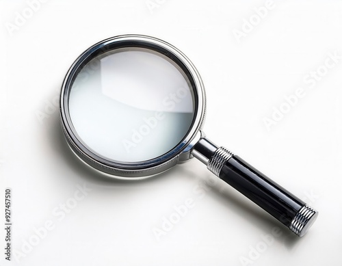 magnifying glass isolated on white background. Generated image