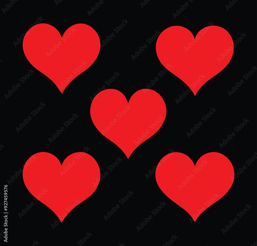 Festive design elements for the valentine holidays Festive design elements for the valentine holidays