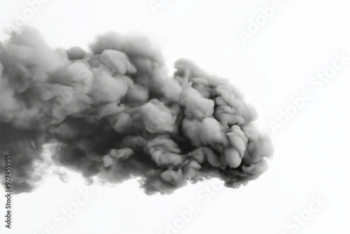 dark fog or smoke on dark copy space background.