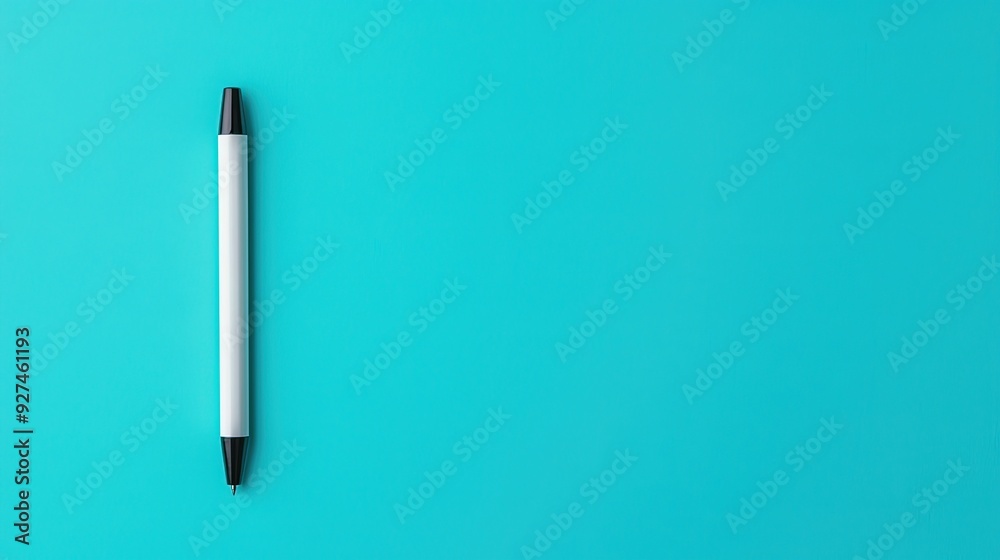 Smart pen, minimalist design with digital interface, 3D illustration Smart pen, minimalist design with digital interface, 3D illustration