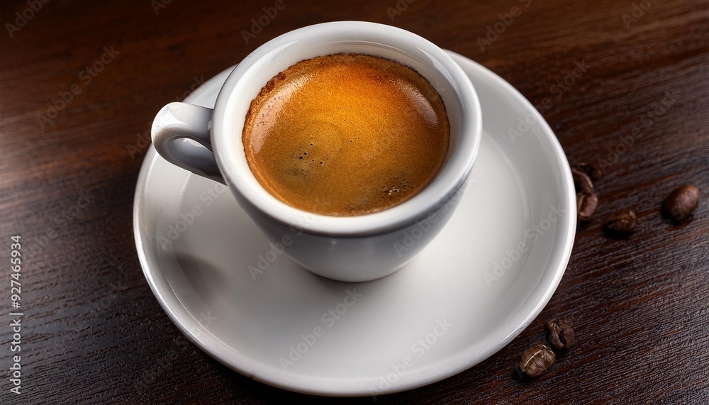 Fototapeta premium Espresso in Ceramic Cup