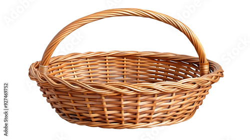 basket on a transparent background.