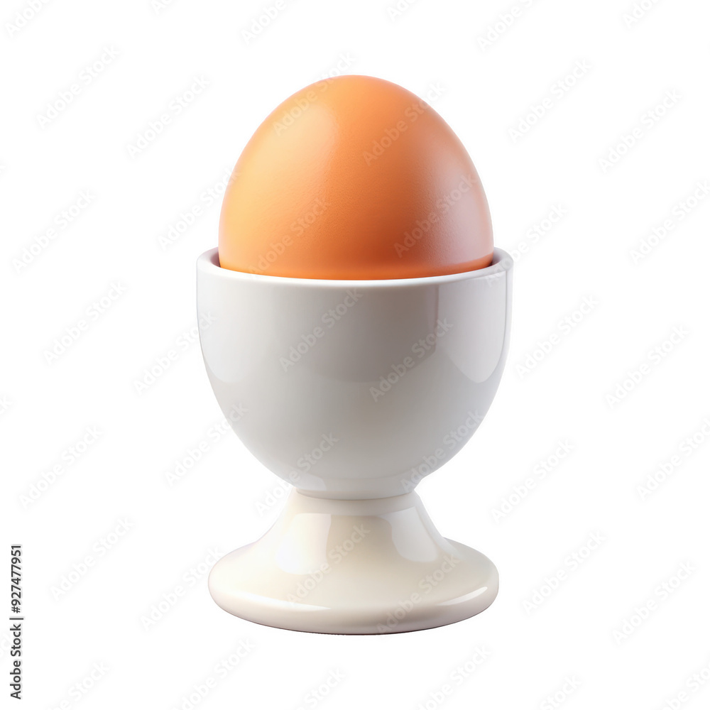 3D illustration of an egg in a white cup, perfect for breakfast themes. The design emphasizes simplicity and elegance in food presentation. Isolated on transparent background, png. 3D illustration of an egg in a white cup, perfect for breakfast themes. The design emphasizes simplicity and elegance in food presentation. Isolated on transparent background, png.