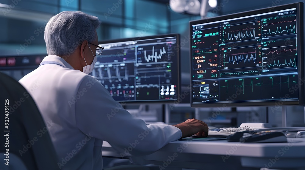 Financial Data Analysis and Visualization on Multiple Monitors in a Professional Office Setting Financial Data Analysis and Visualization on Multiple Monitors in a Professional Office Setting