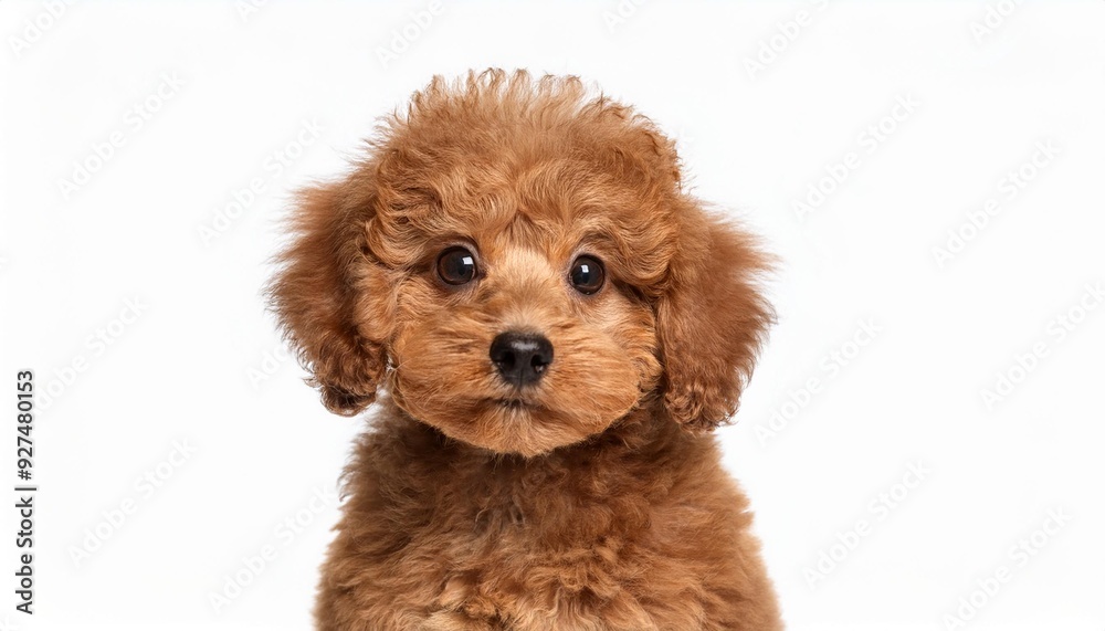 トイプードルのポートレート(Toy Poodle puppy portrait on white background)
トイプードルのポートレート(Toy Poodle puppy portrait on white background)