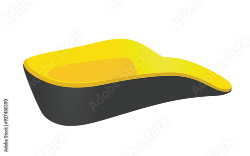 Foot high heel insole. vector illustration