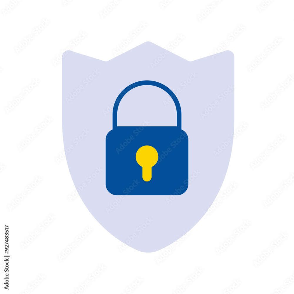 Obraz premium Cyber Lock icon