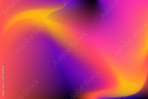 Thermal map abstract gradient cold and warm color background with infrared blurred pattern. Retro faded acid neon social media poster, stories highlight templates for digital marketing for stories