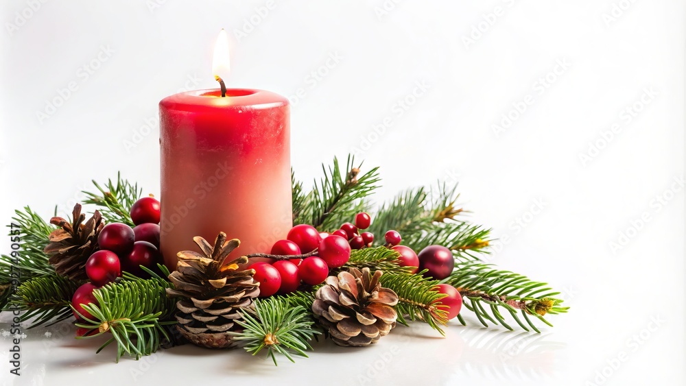 christmas+candle+on+white christmas+candle+on+white