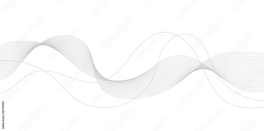 Abstract gray wave dynamic curve lines background. Energy technology concept modern backdrop design for business, presentation, banner Abstract gray wave dynamic curve lines background. Energy technology concept modern backdrop design for business, presentation, banner