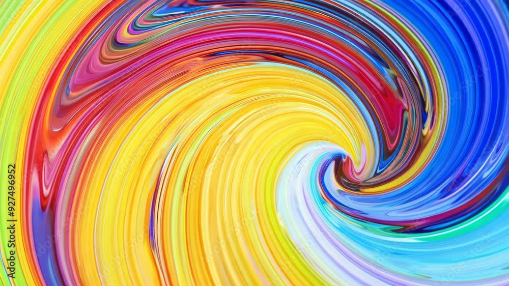 Vibrant Swirl of Colors Vibrant Swirl of Colors