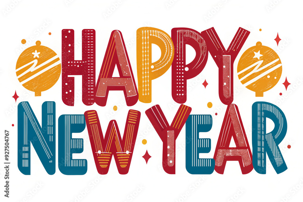 Happy New Year card Happy New Year card