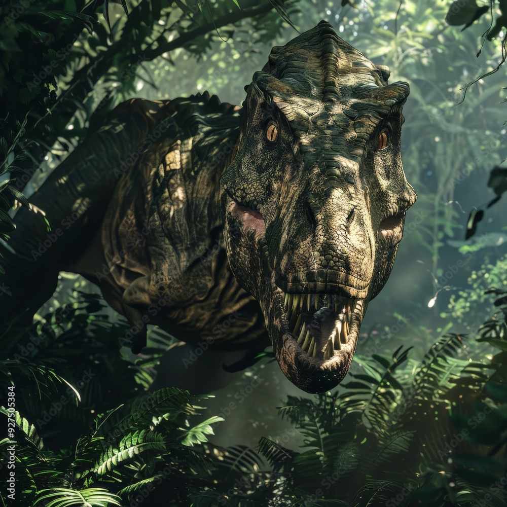 Tyrannosaurus Rex in Jungle. Tyrannosaurus Rex in Jungle.