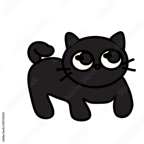 black cat,cute,animal,vector,black