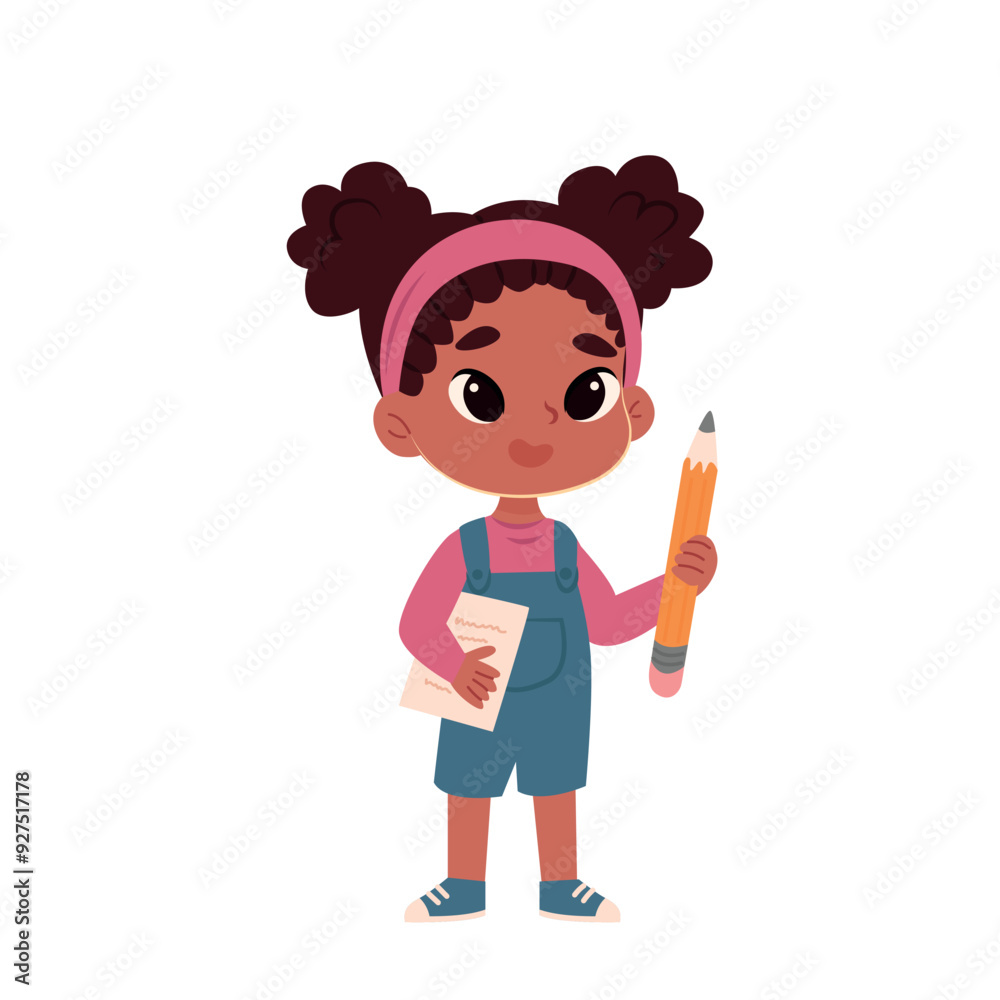 little cute girl vector illustration little cute girl vector illustration