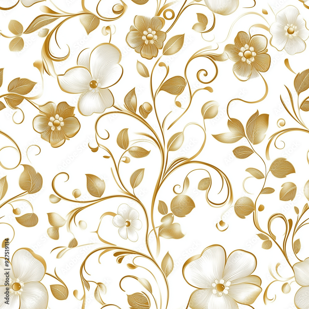 Seamless floral pattern endless repeating texture Seamless floral pattern endless repeating texture