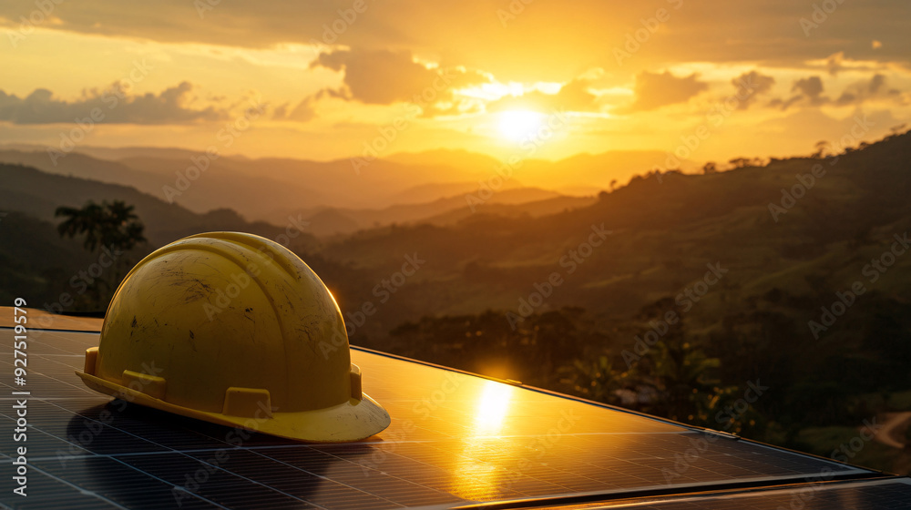 Solar panels reflect sparkling light From the sun ,Clean energy and environment. Solar panels reflect sparkling light From the sun ,Clean energy and environment.