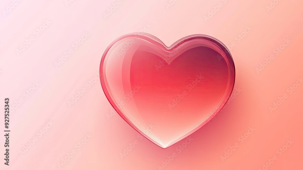 Elegant heart-shaped vector illustration with a smooth gradient in shades of red and pink. Ideal for Valentine's Day backgrounds, romantic posters, or digital designs. Elegant heart-shaped vector illustration with a smooth gradient in shades of red and pink. Ideal for Valentine's Day backgrounds, romantic posters, or digital designs.