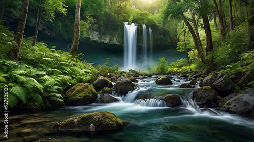 waterfall in the forest