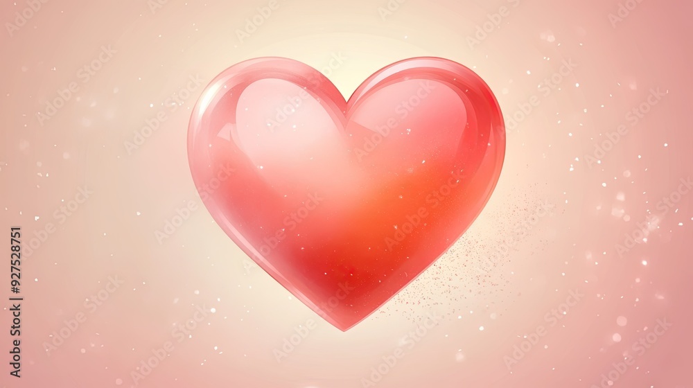 Heart-shaped vector illustration with soft pink and red gradients. Perfect for a Valentine's Day background, greeting cards, or romantic designs. Elegant and eye-catching. Heart-shaped vector illustration with soft pink and red gradients. Perfect for a Valentine's Day background, greeting cards, or romantic designs. Elegant and eye-catching.