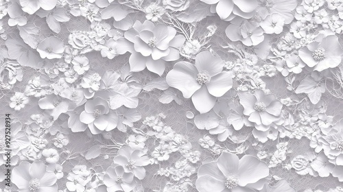 white lace flower wallpaper