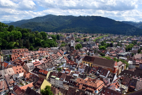 Das Schwabentor in der Altstadt von Freiburg photo