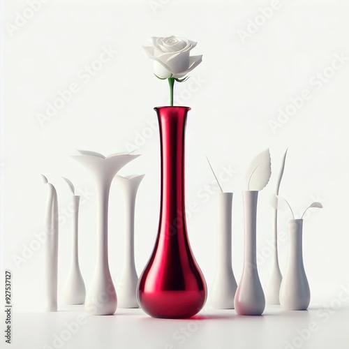 flower arrangement in glass