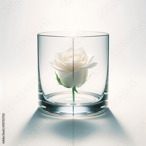 flower arrangement in glass