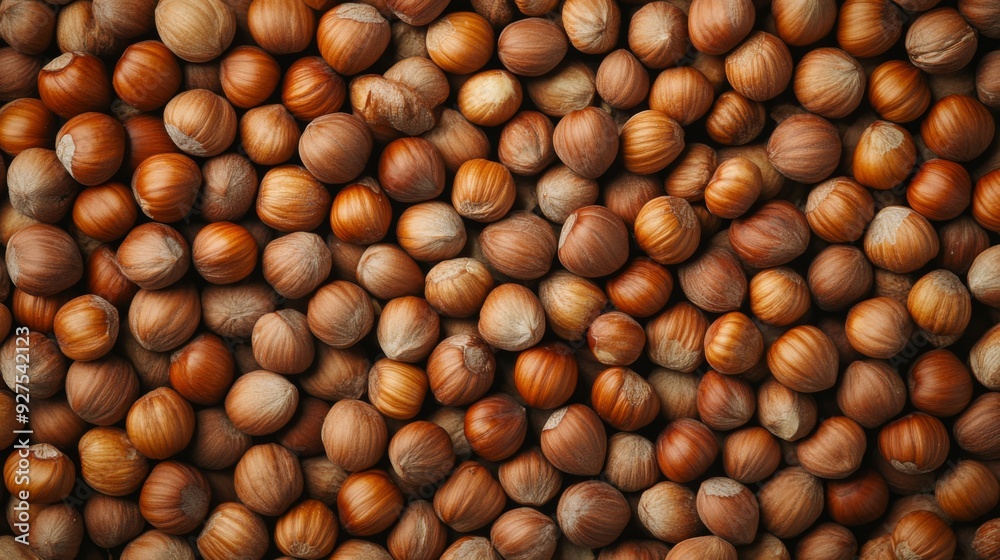 Background of hazelnuts nuts as situated arbitrarily, top view. Healthy snack Background of hazelnuts nuts as situated arbitrarily, top view. Healthy snack