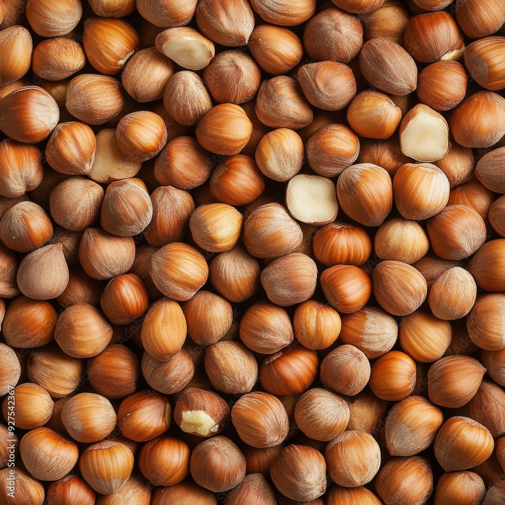 Background of hazelnuts nuts as situated arbitrarily, top view. Healthy snack Background of hazelnuts nuts as situated arbitrarily, top view. Healthy snack