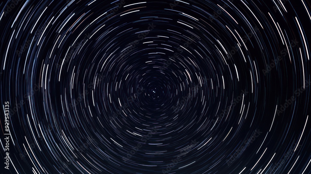 Star Trails in the Night Sky Star Trails in the Night Sky