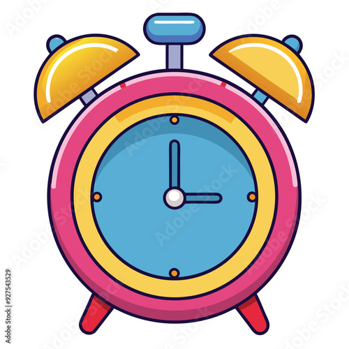 Alarm Clock Vector Design Illustration
