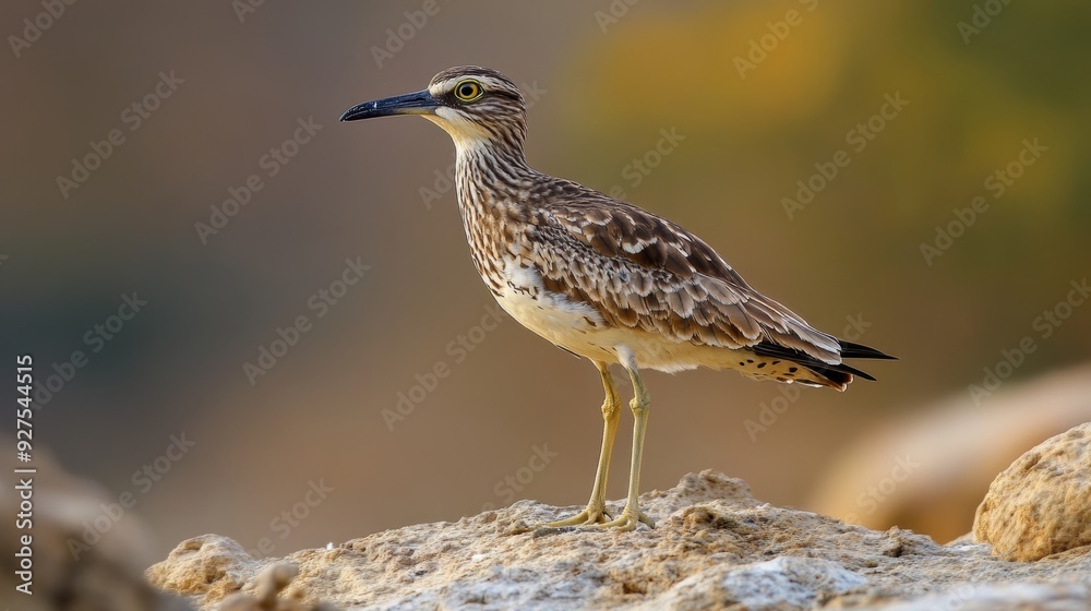 Eurasian Curlew: Burhinus Oedicnemus Eurasian Curlew: Burhinus Oedicnemus