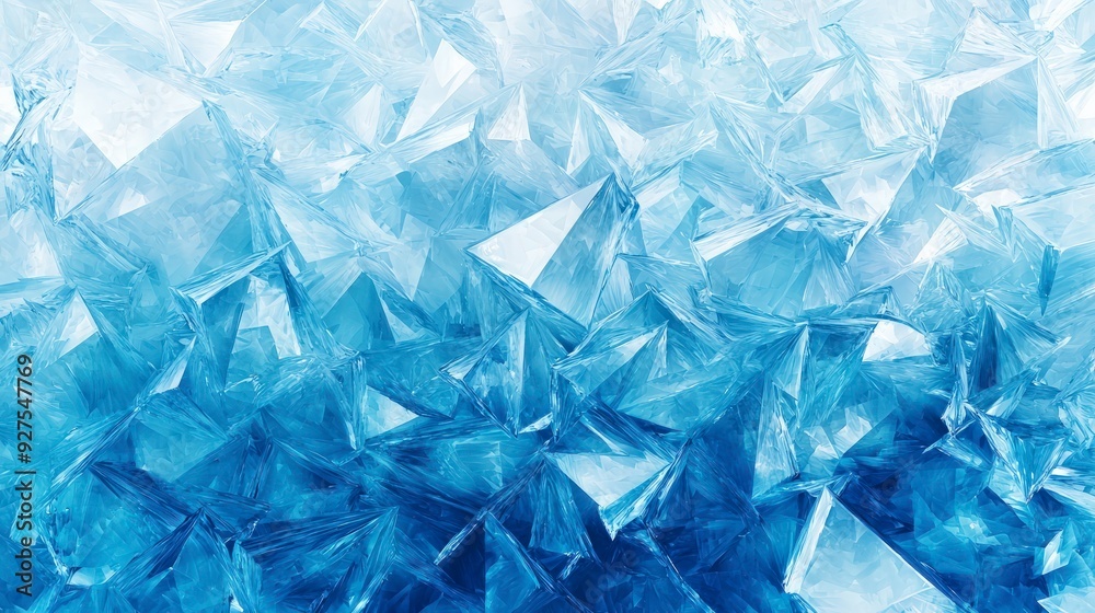 Closeup of a crystal ice texture, showing intricate patterns of blue and white. Closeup of a crystal ice texture, showing intricate patterns of blue and white.