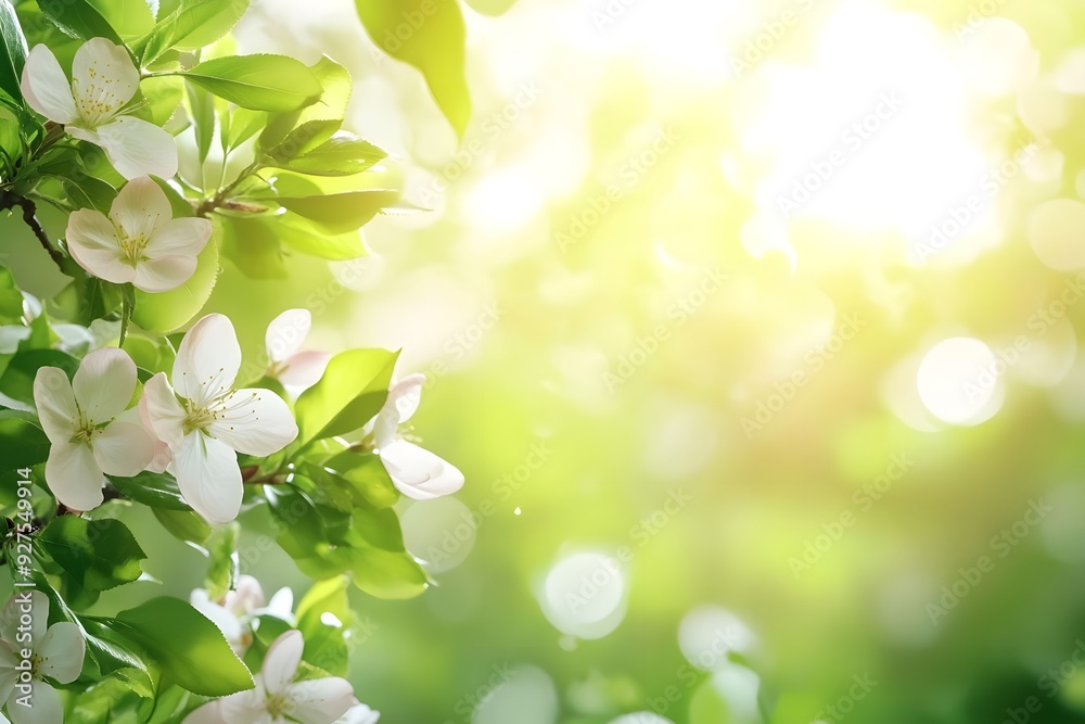 Blooming Tree in Sunshine Blooming Tree in Sunshine