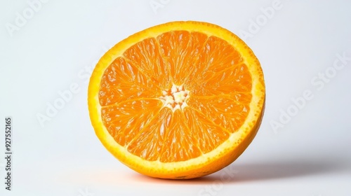 White background, orange delight