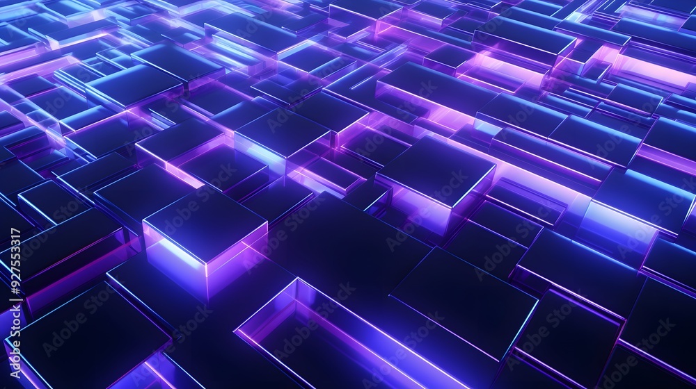 3d rendering of purple and blue abstract geometric background. Scene for advertising, technology, showcase, banner, game, sport, cosmetic, business, metaverse. Sci-Fi Illustration. Product display 3d rendering of purple and blue abstract geometric background. Scene for advertising, technology, showcase, banner, game, sport, cosmetic, business, metaverse. Sci-Fi Illustration. Product display