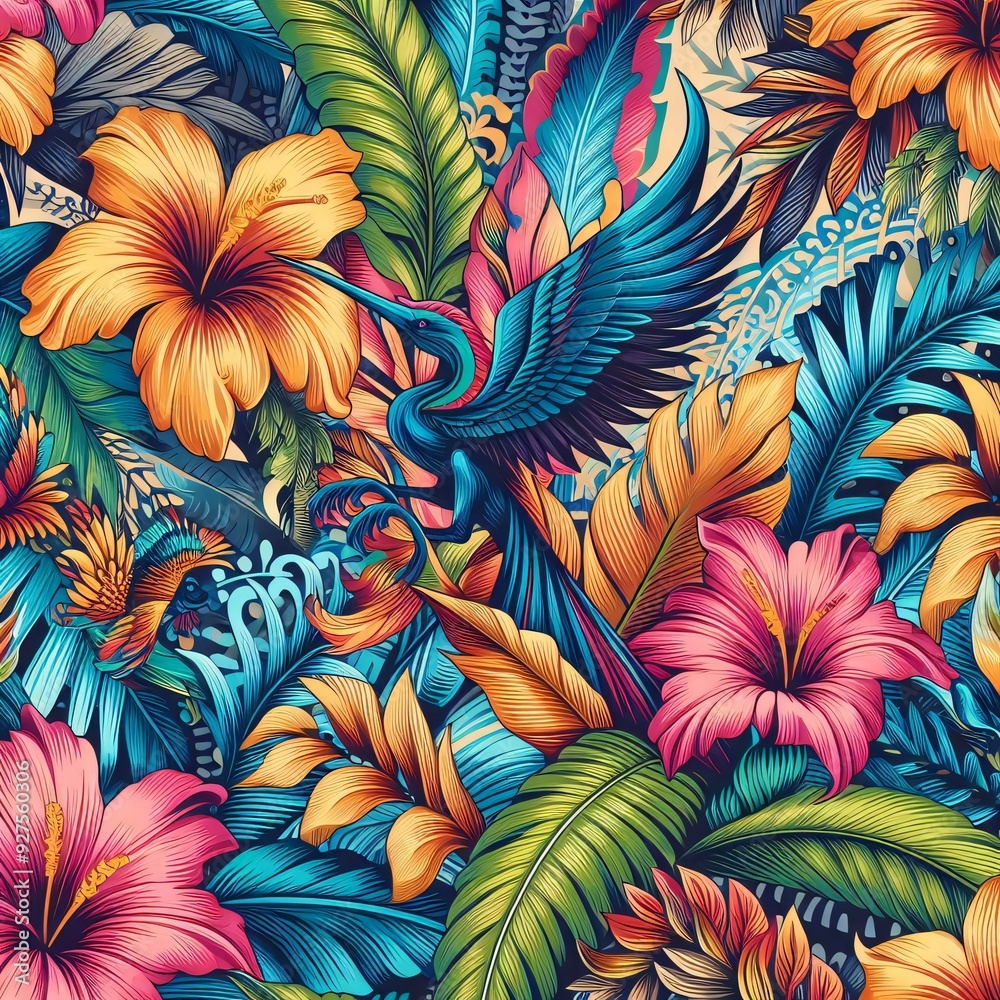 Tropical Oasis. Generated AI Tropical Oasis. Generated AI