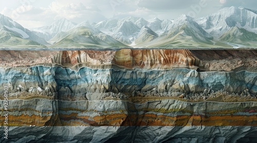 Cross-Section of Earth's Layers